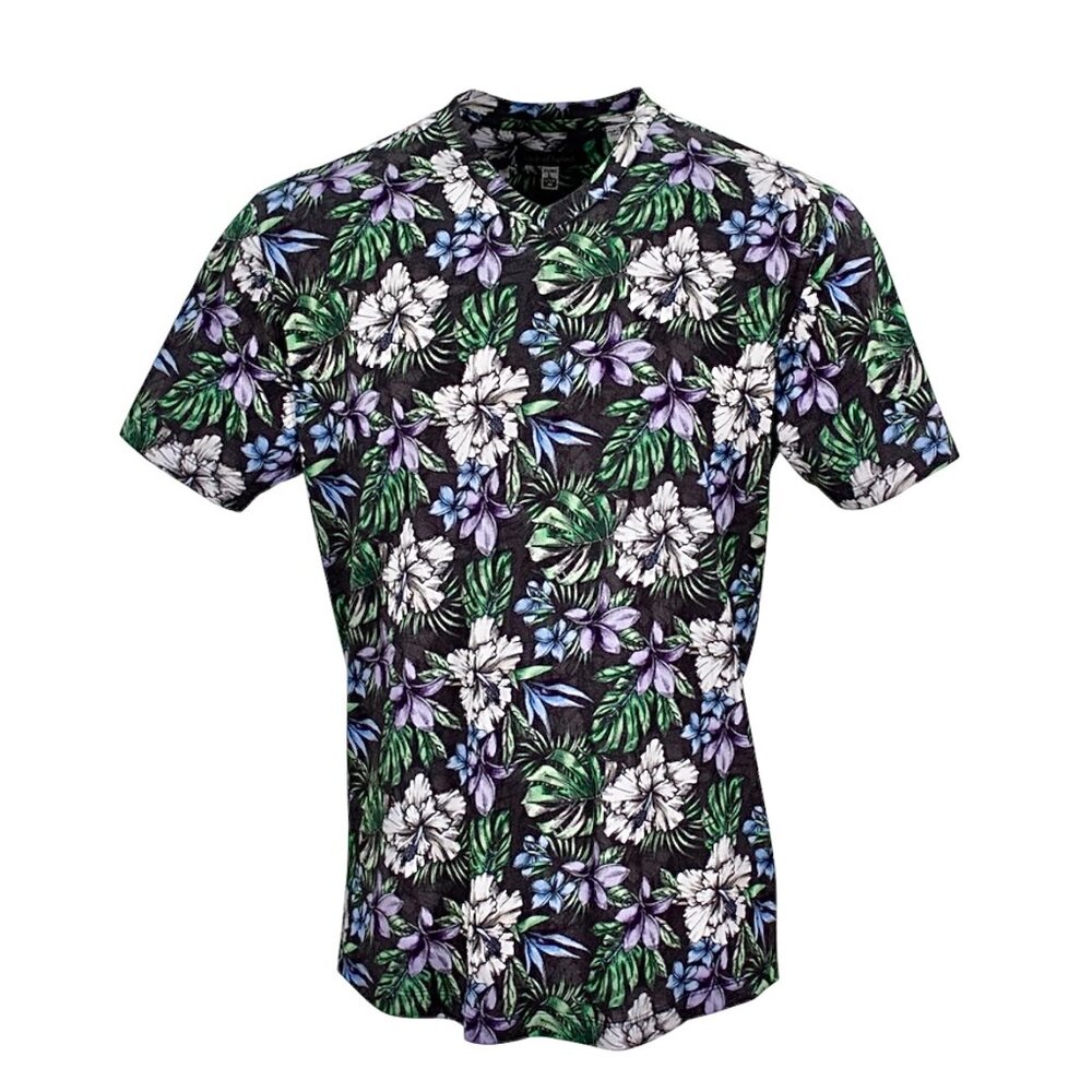 Lords of Harlech NWT  - Maze Colorful Floral Black